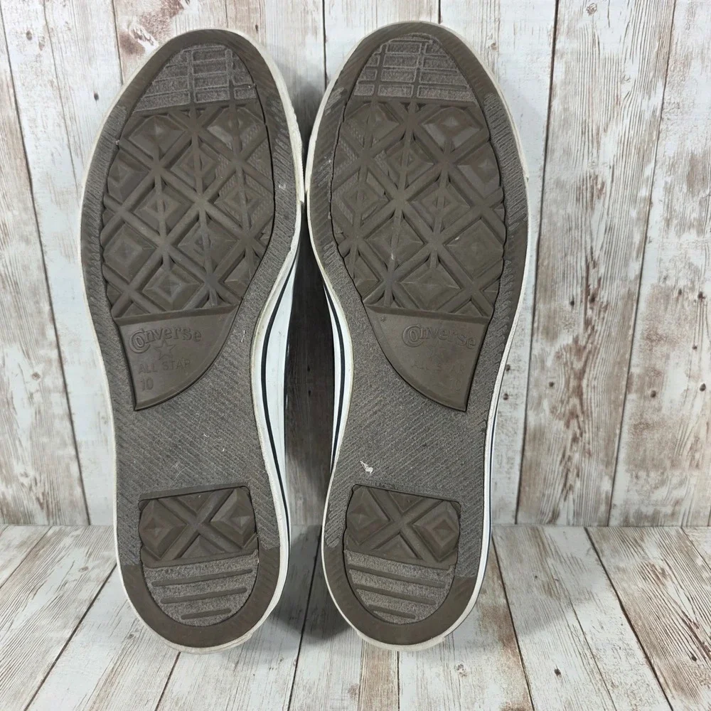 Converse Chuck Taylor All Star Low Top Black Canvas Sneakers Womens 12 Mens 10 - Picture 5 of 8